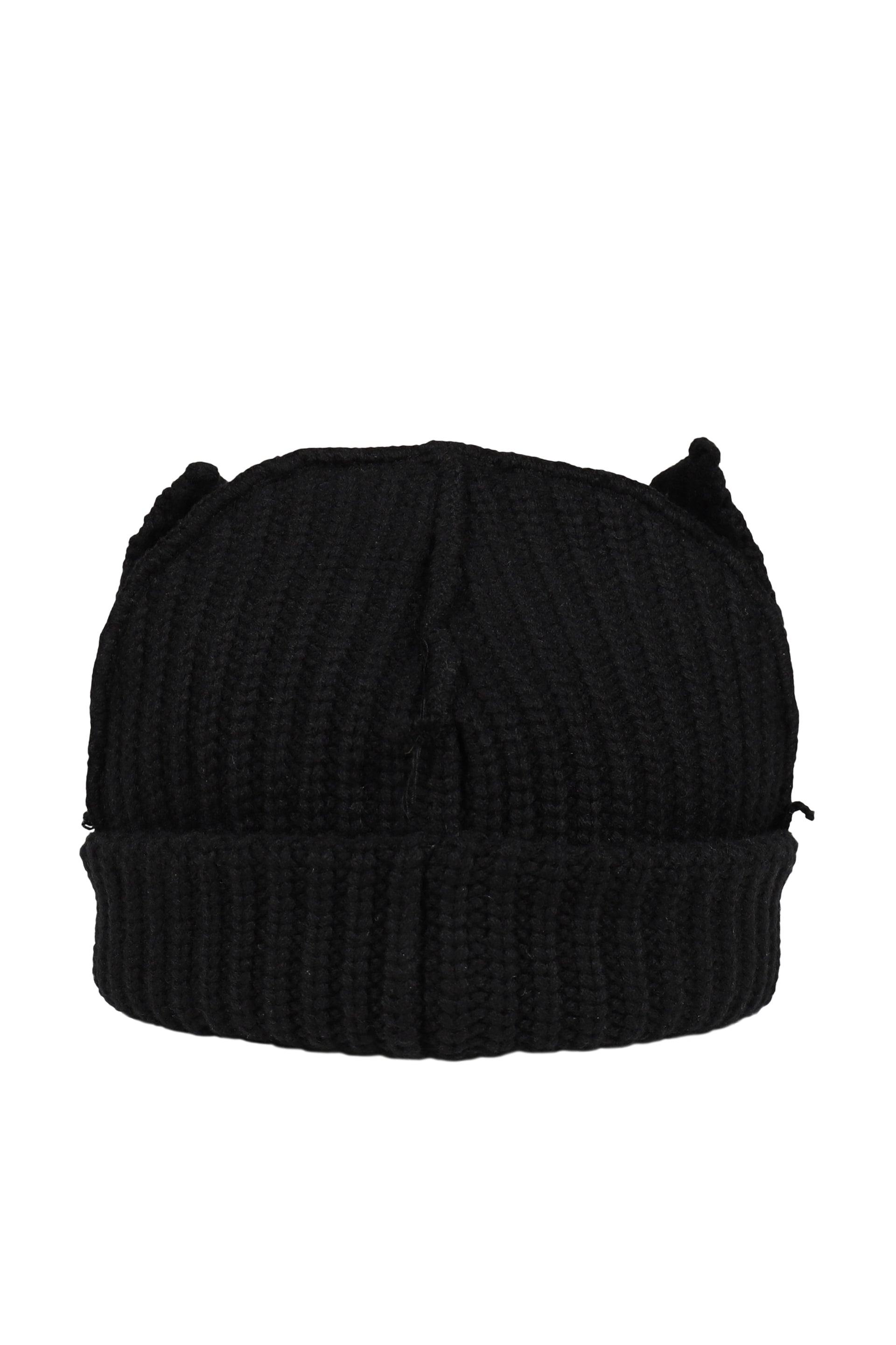 CHUNKY EARS BEANIE / BLK