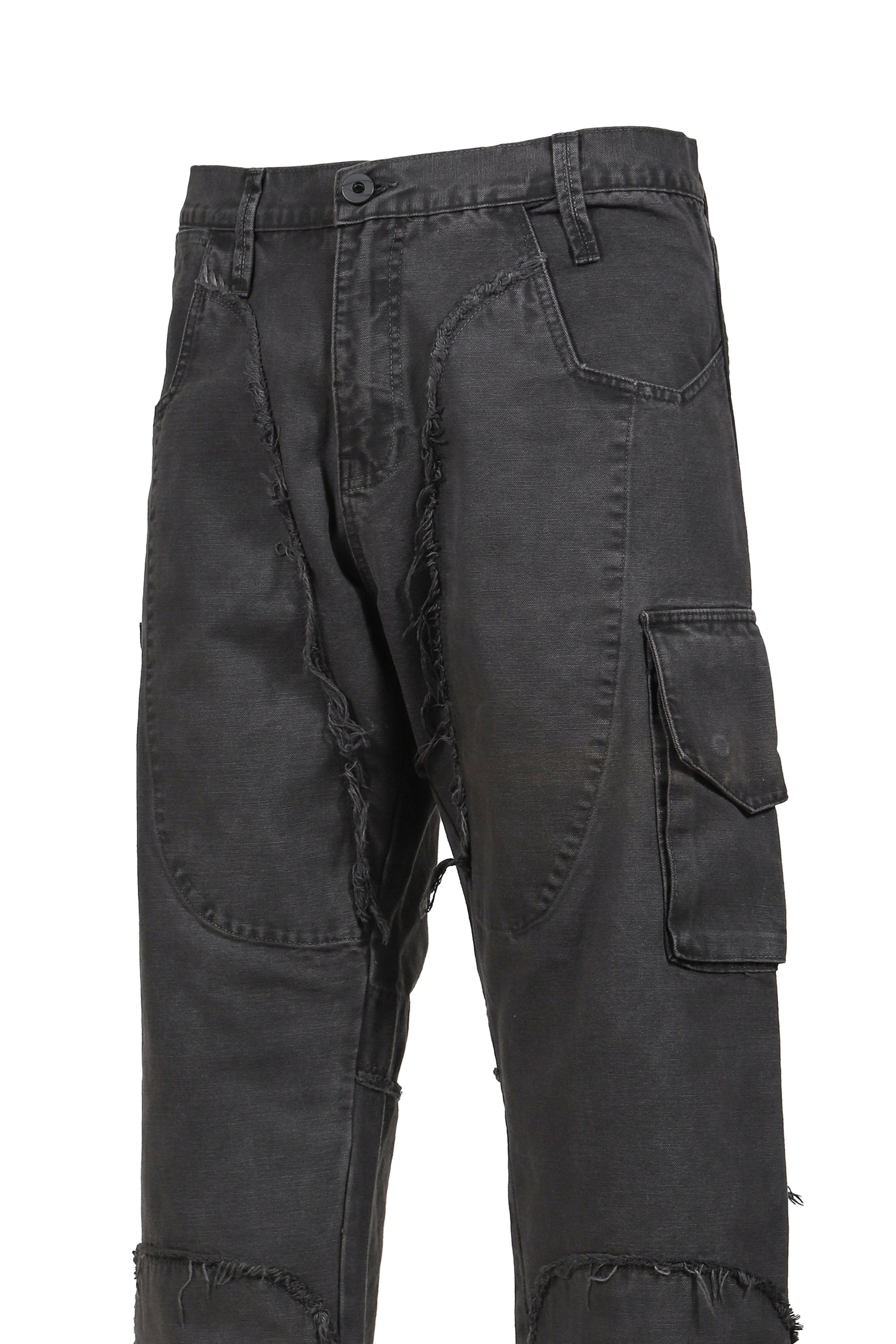 CARGO PANTS SCRAP / WORN BLACK 