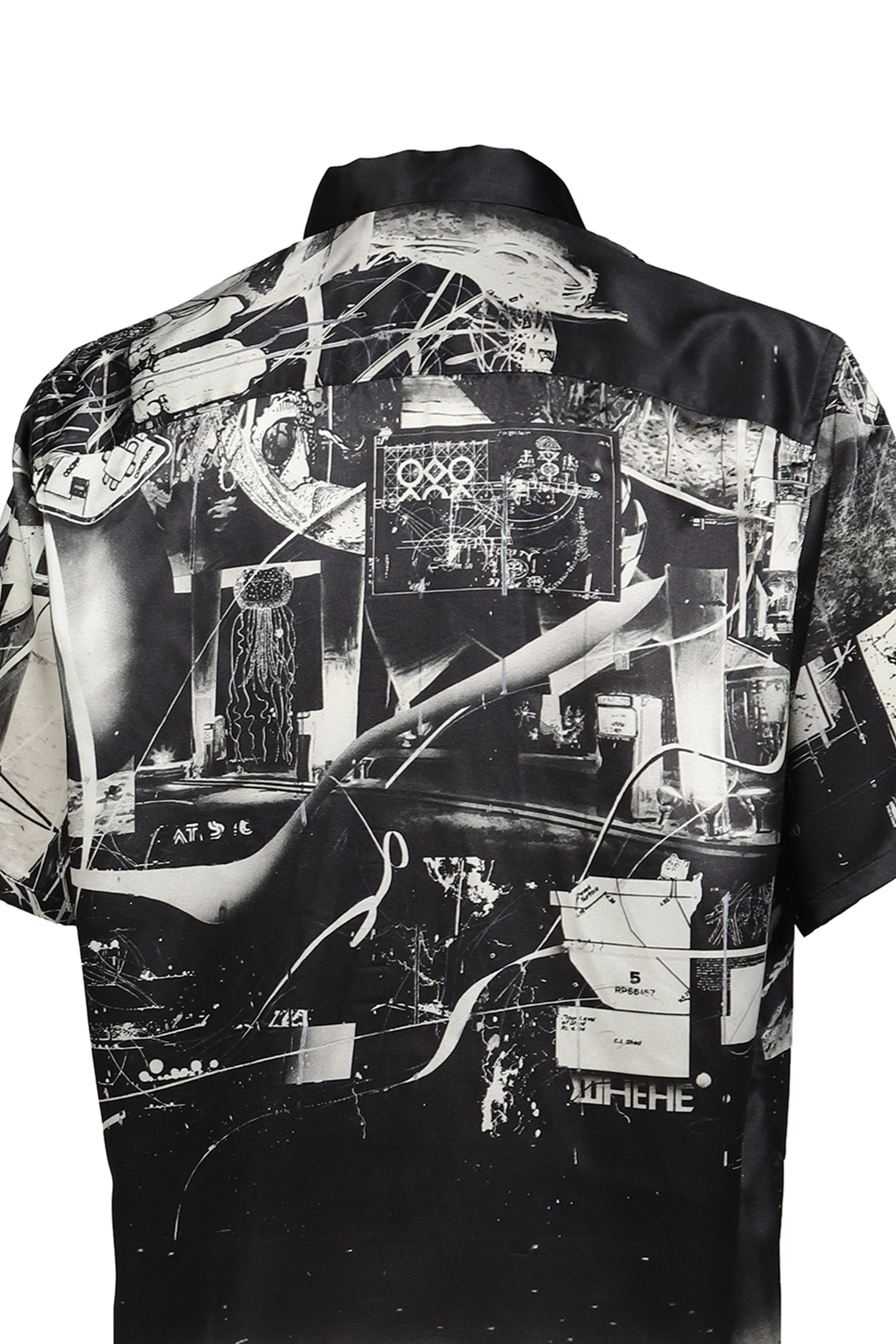 THE HOUSE OF COSMIC HORROR PAINTING SHIRT / BLK
