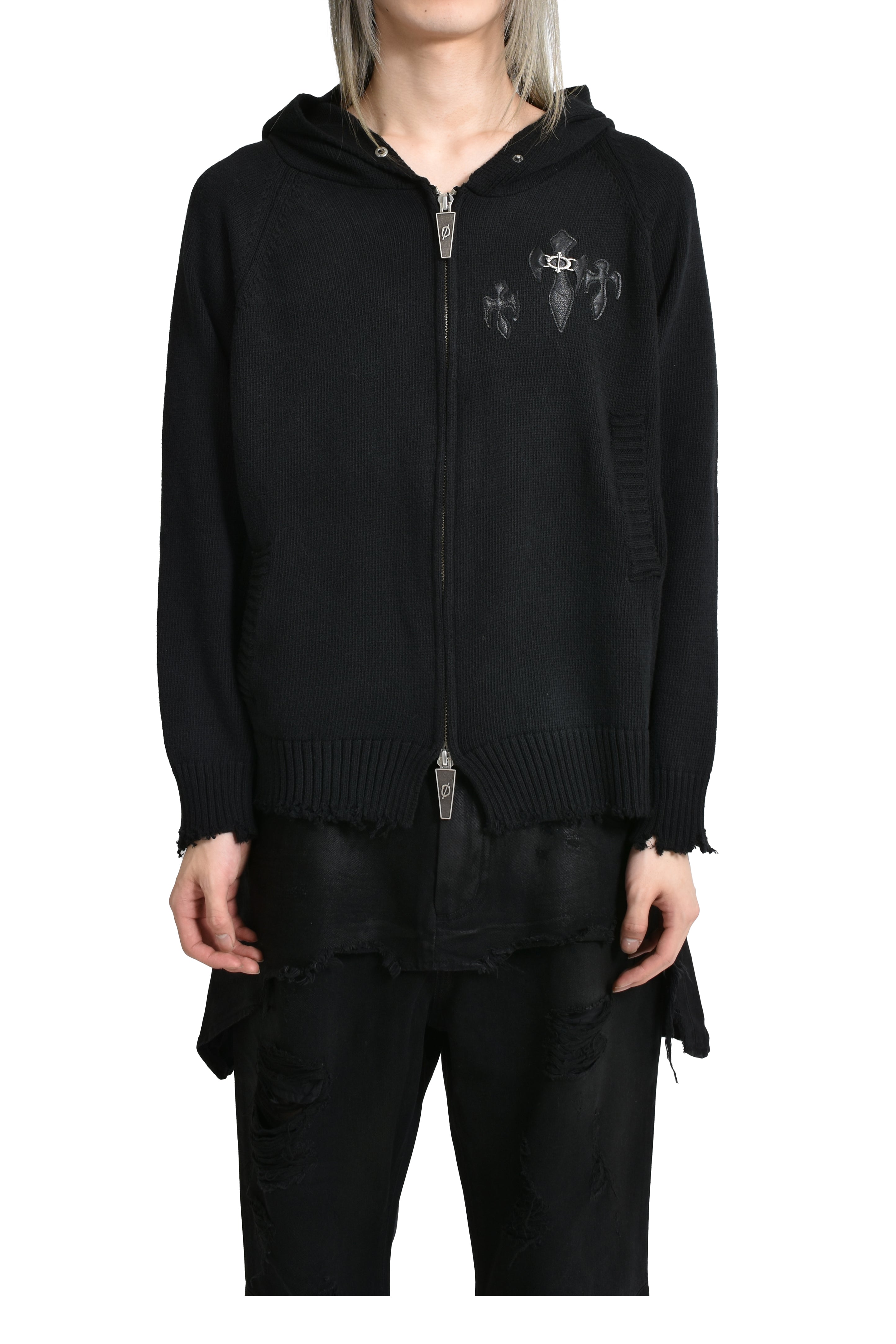 トップス skoot RECLUSE KNIT HOODIE Recluse Knit Hoodie – SKOOT