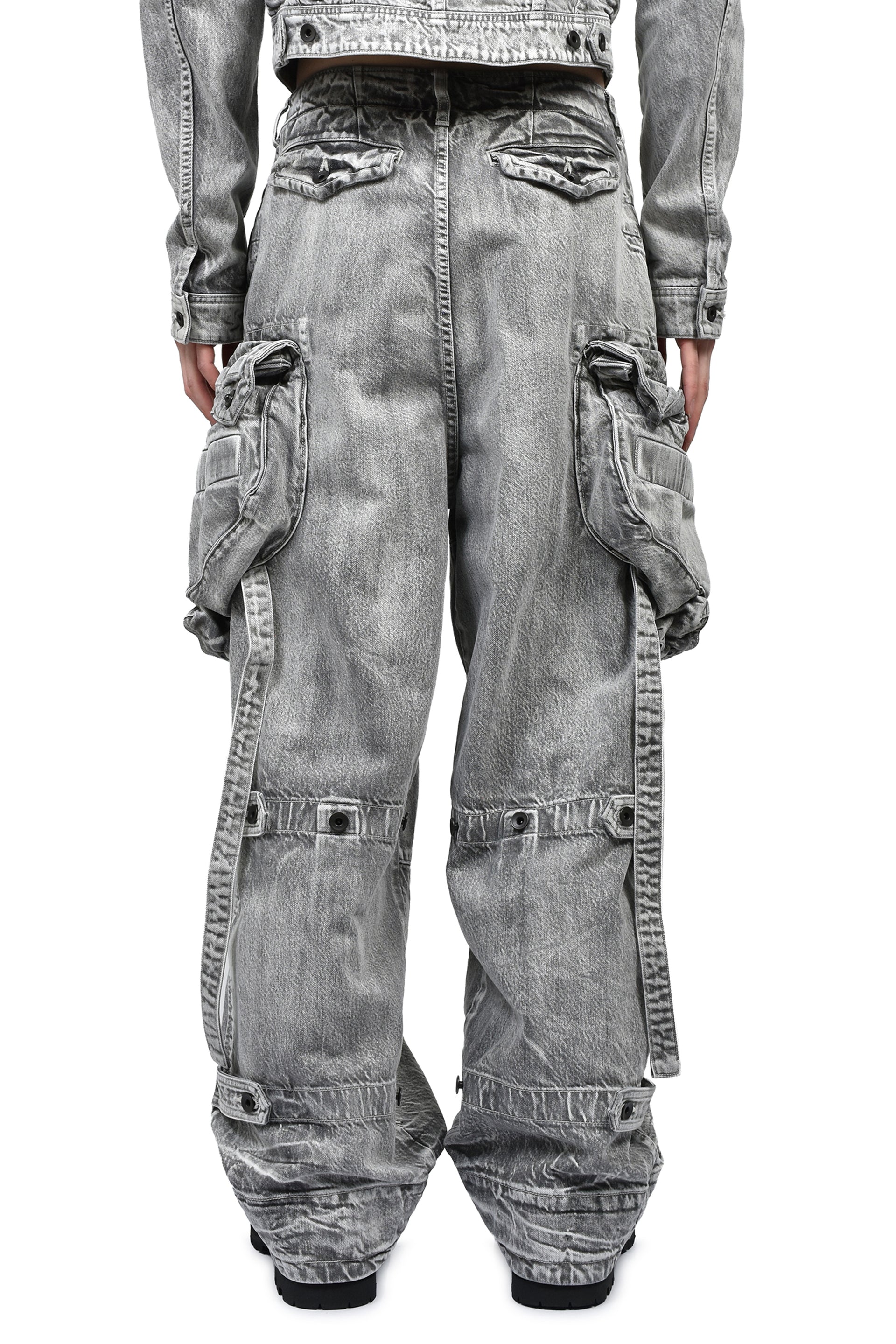 12oz DENIM GASMASK CARGO / PLASTER