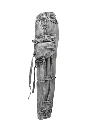 12oz DENIM GASMASK CARGO / PLASTER
