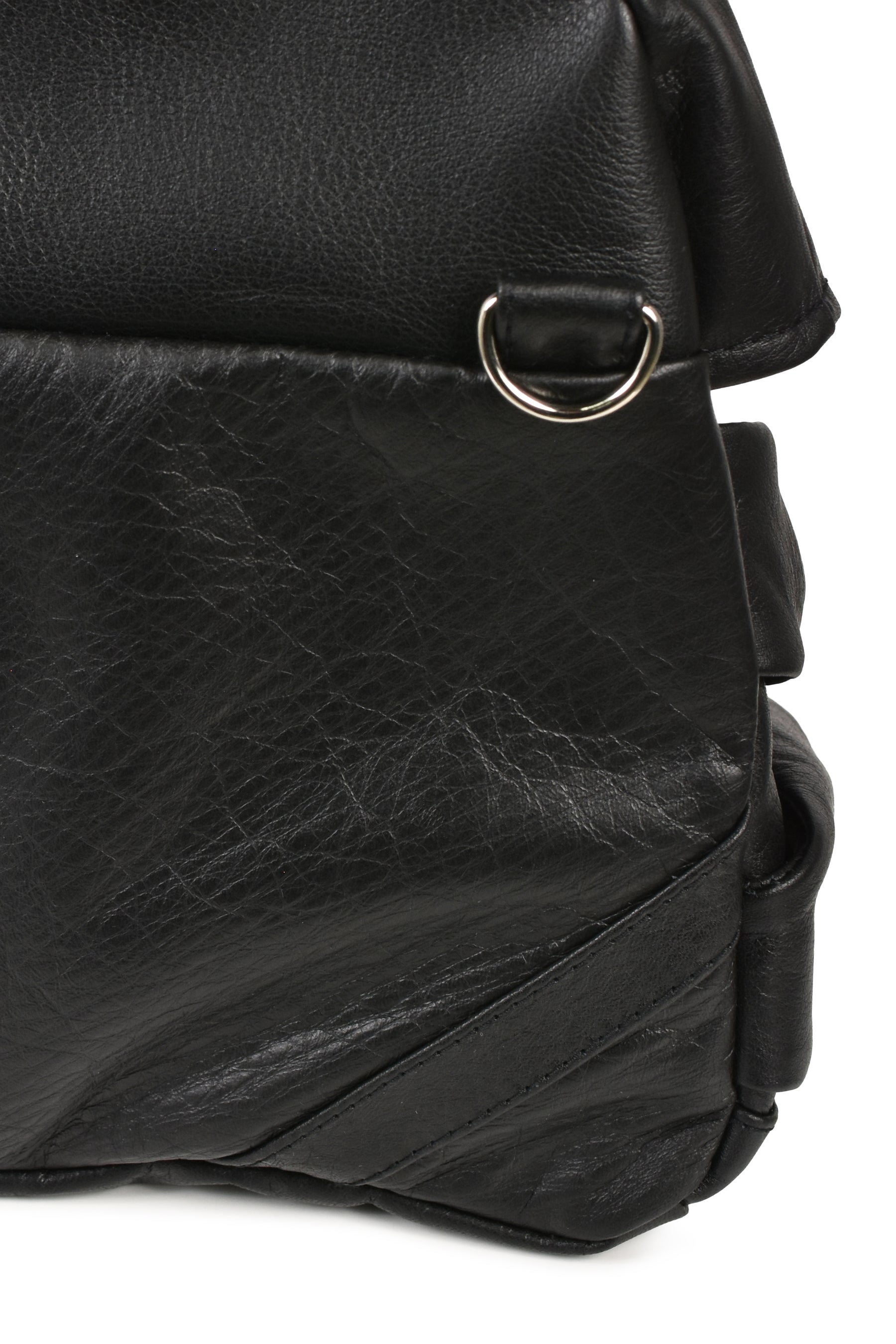 CUMALICE POUCH LEATHER / BLK