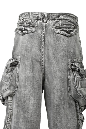 12oz DENIM GASMASK CARGO / PLASTER