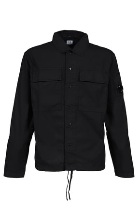OVERSHIRT IN COTTON RIP-STOP / BLK