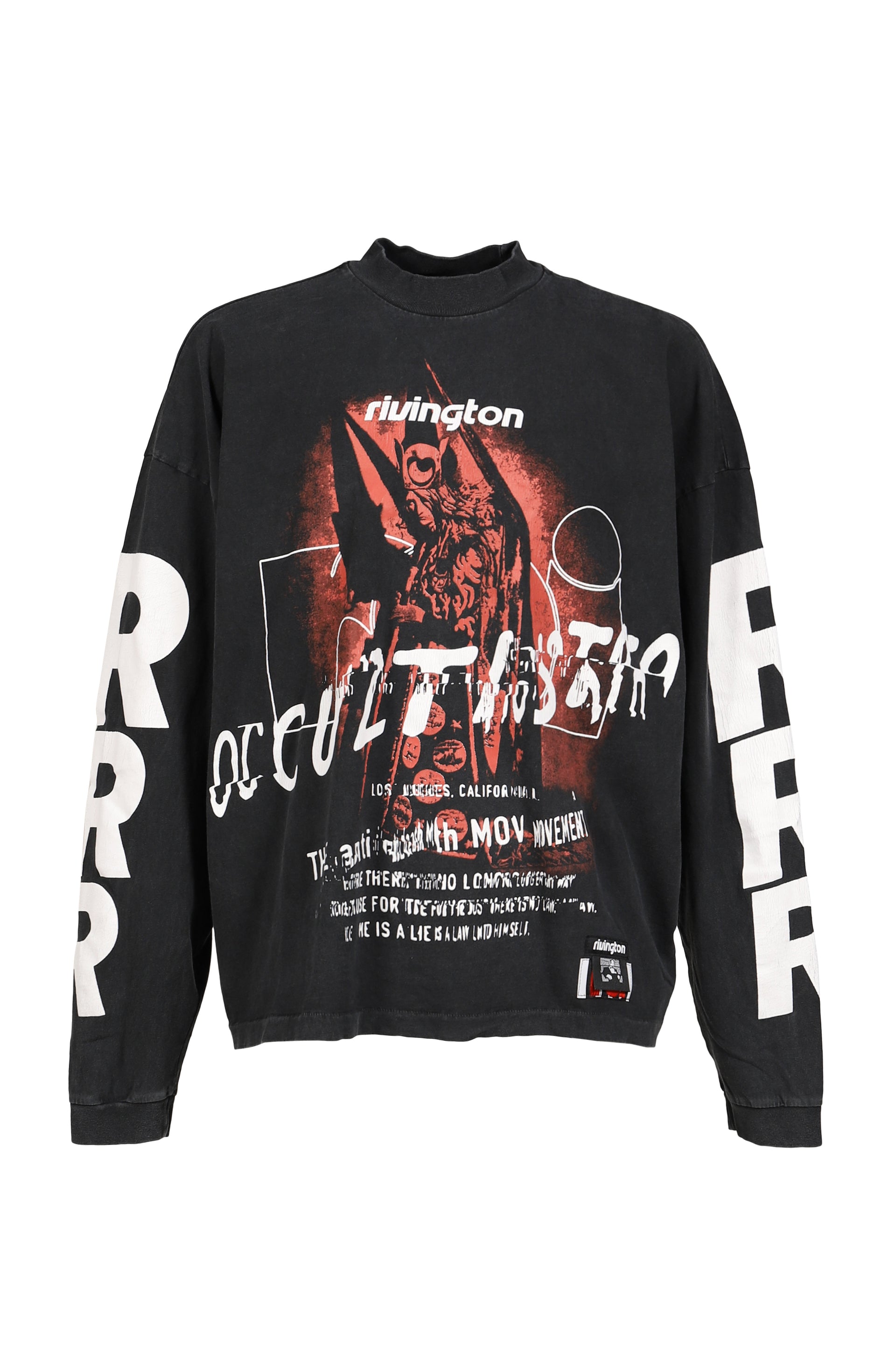 OCCULTISTA VINTAGE LS TEE / VINTAGE BLACK