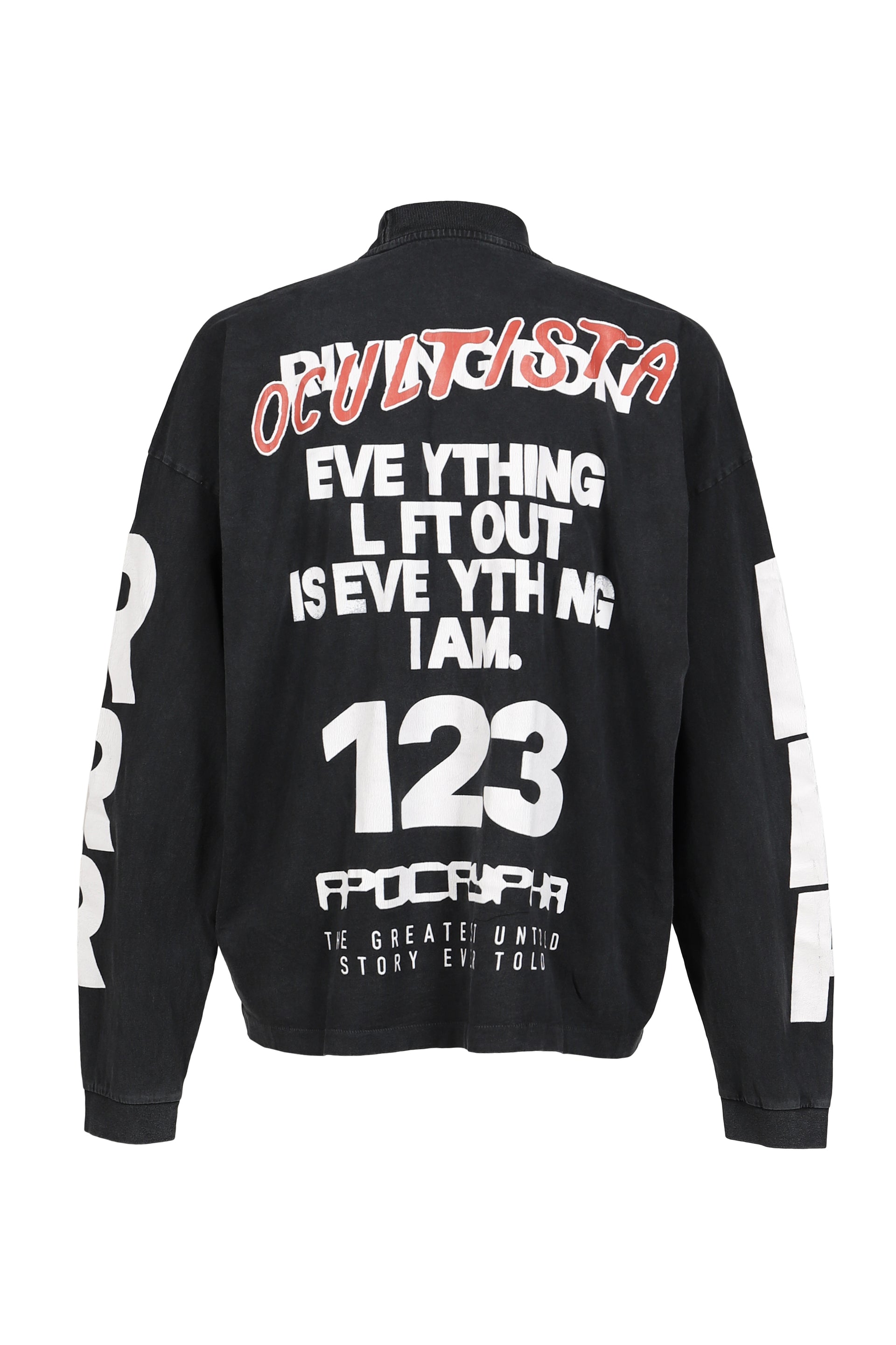 OCCULTISTA VINTAGE LS TEE / VINTAGE BLACK