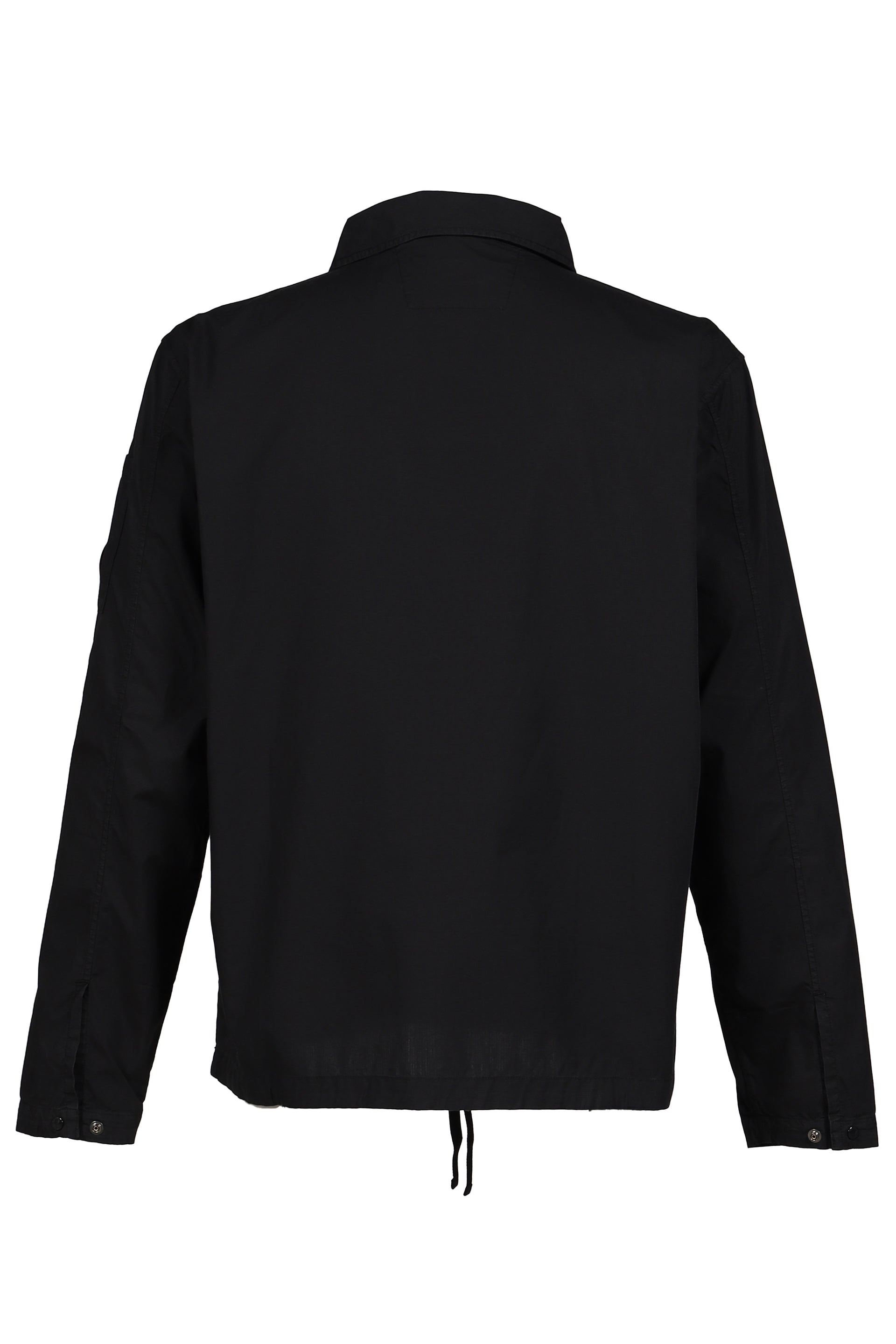 OVERSHIRT IN COTTON RIP-STOP / BLK
