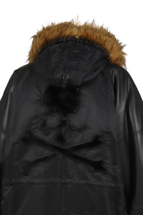 マスターマインドジャパン　ファーコート　mastermind ダウン　N-3B mastermind JAPAN マスターマインドジャパン FW25 N3B / BLK