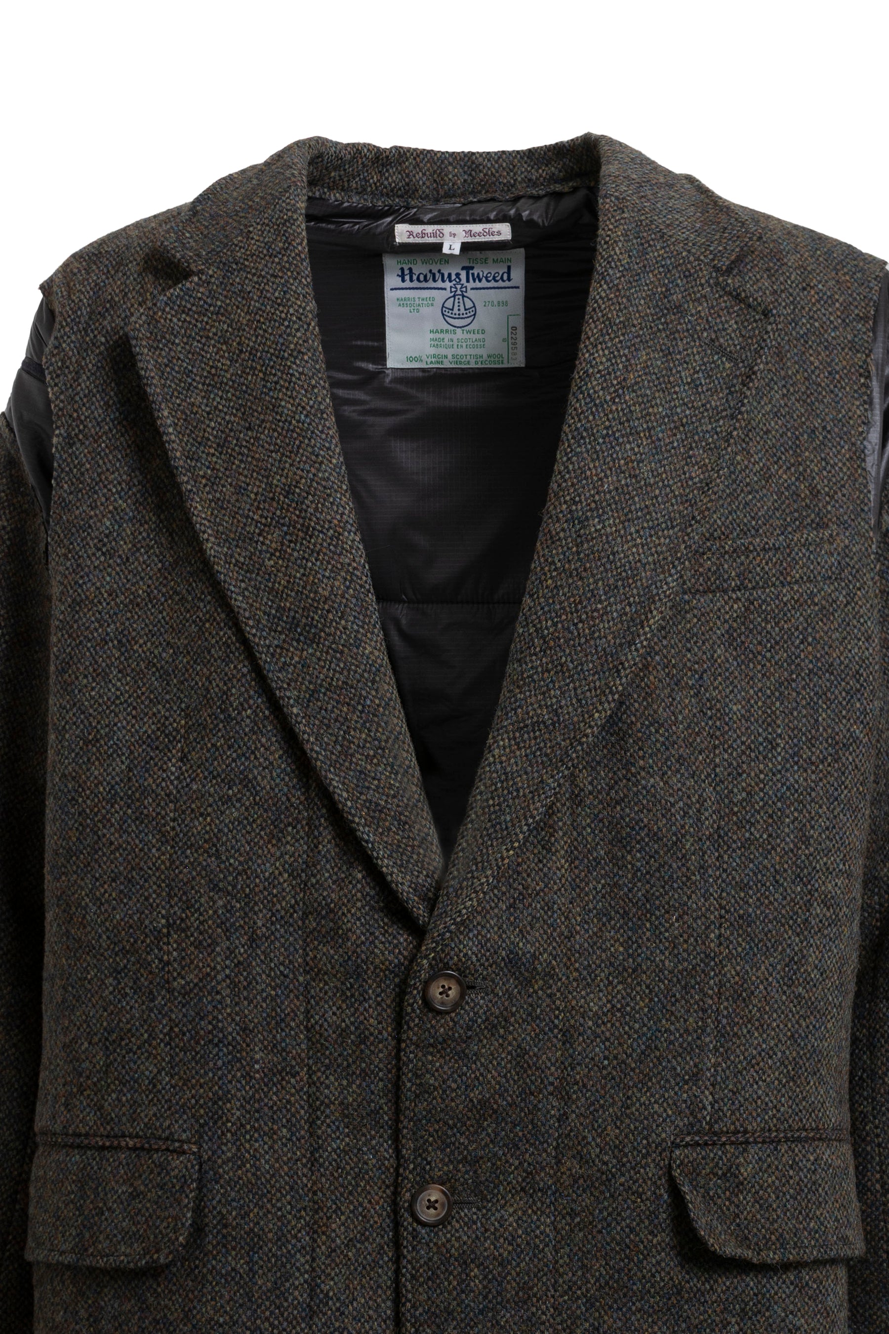 Rebuild By Needles FW23 TWEED JACKET -> COVERED COAT / ASSORTED