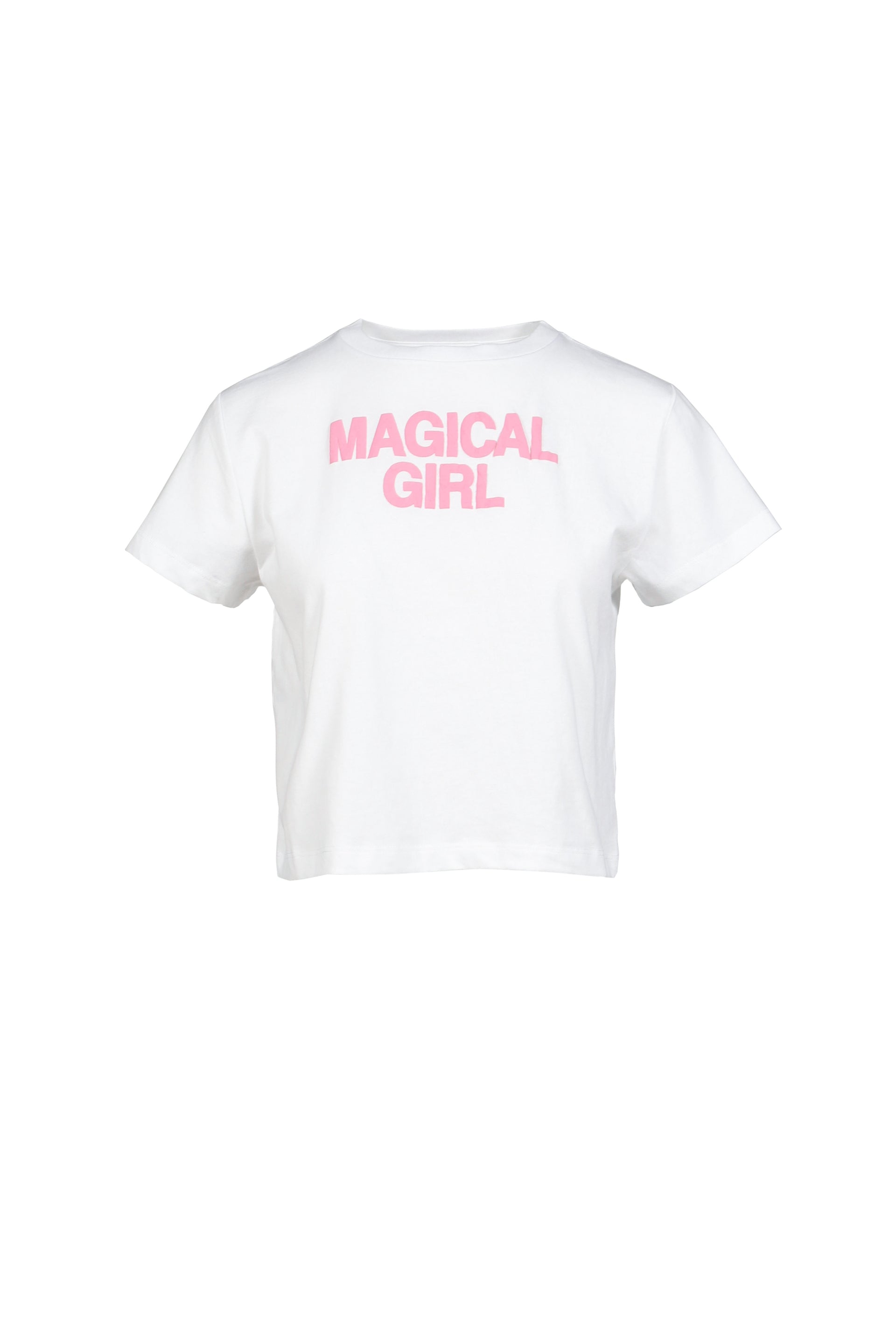 WHITE CROPPED T-SHIRT / MAGICAL GIRL