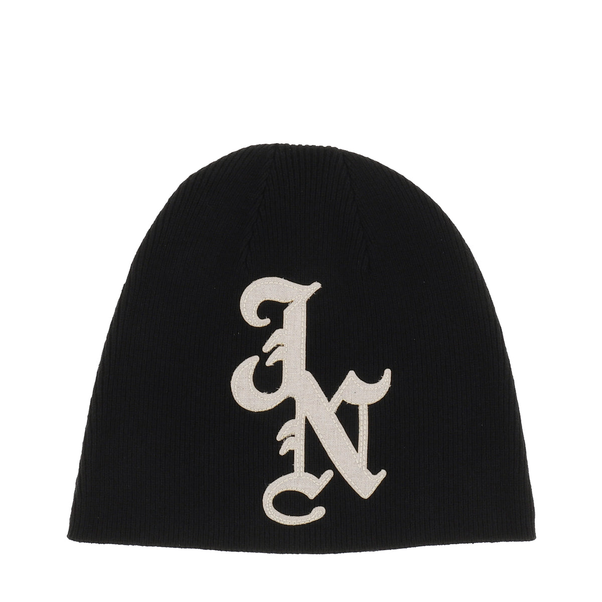 JUN/NAKAYAMA ジュンナカヤマ SS26 JN PATCH BEANIE / BLK - NUBIAN