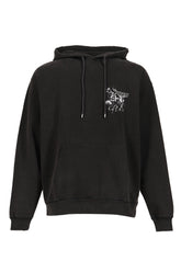 DEVASTATED WALL HOODIE / BLACK 