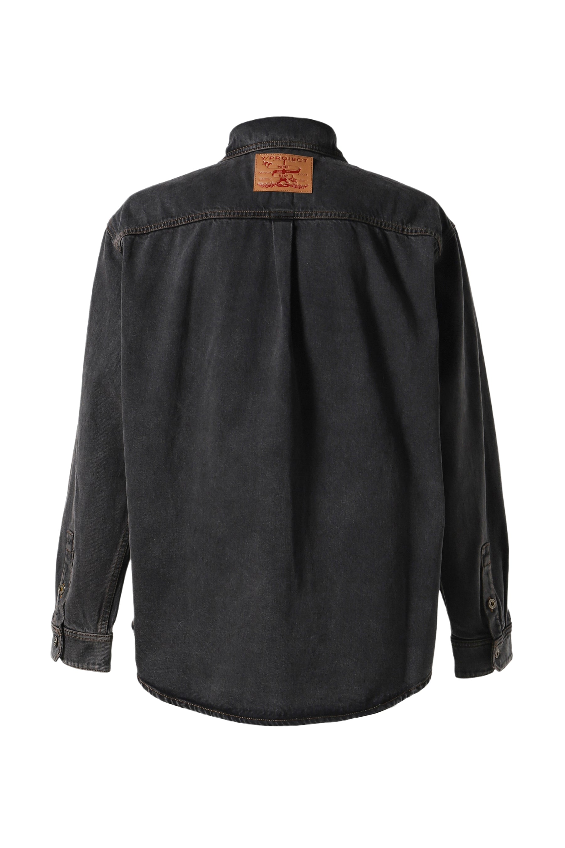 PARIS' BEST PATCH DENIM SHIRT / VINTGE BLK