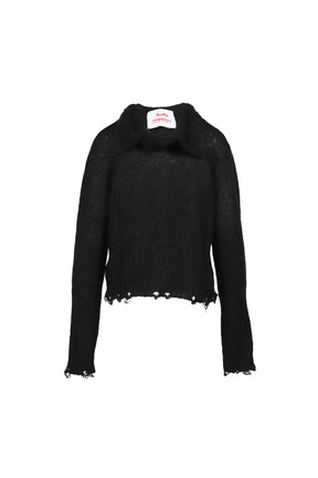 EARS BALACLAVA CARDI / BLK