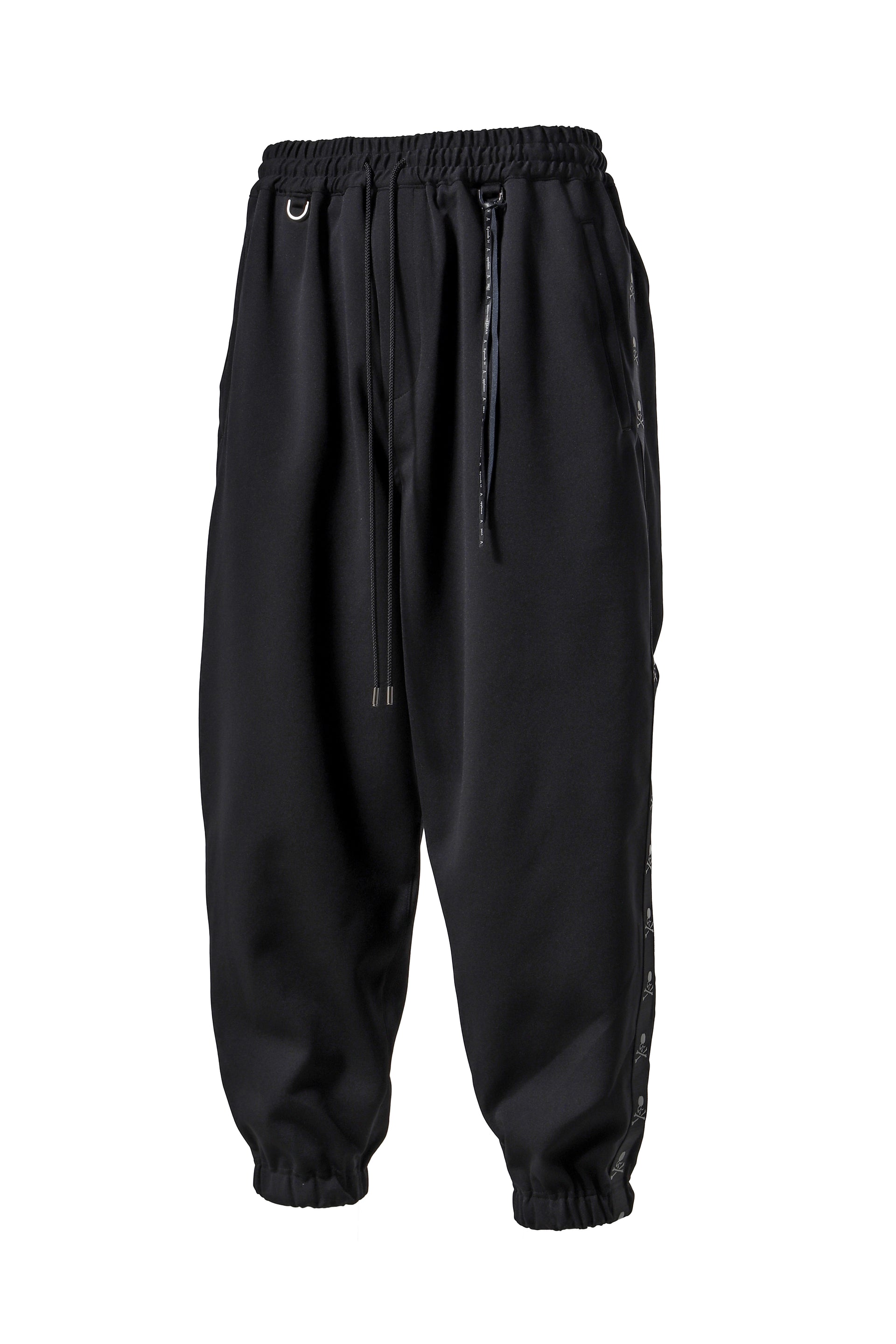 mastermind JAPAN SKULL TAPE JERSEY JOGGER PANTS / BLK
