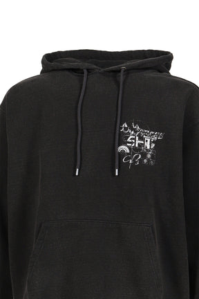 DEVASTATED WALL HOODIE / BLACK 