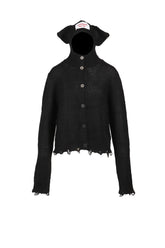 EARS BALACLAVA CARDI / BLK