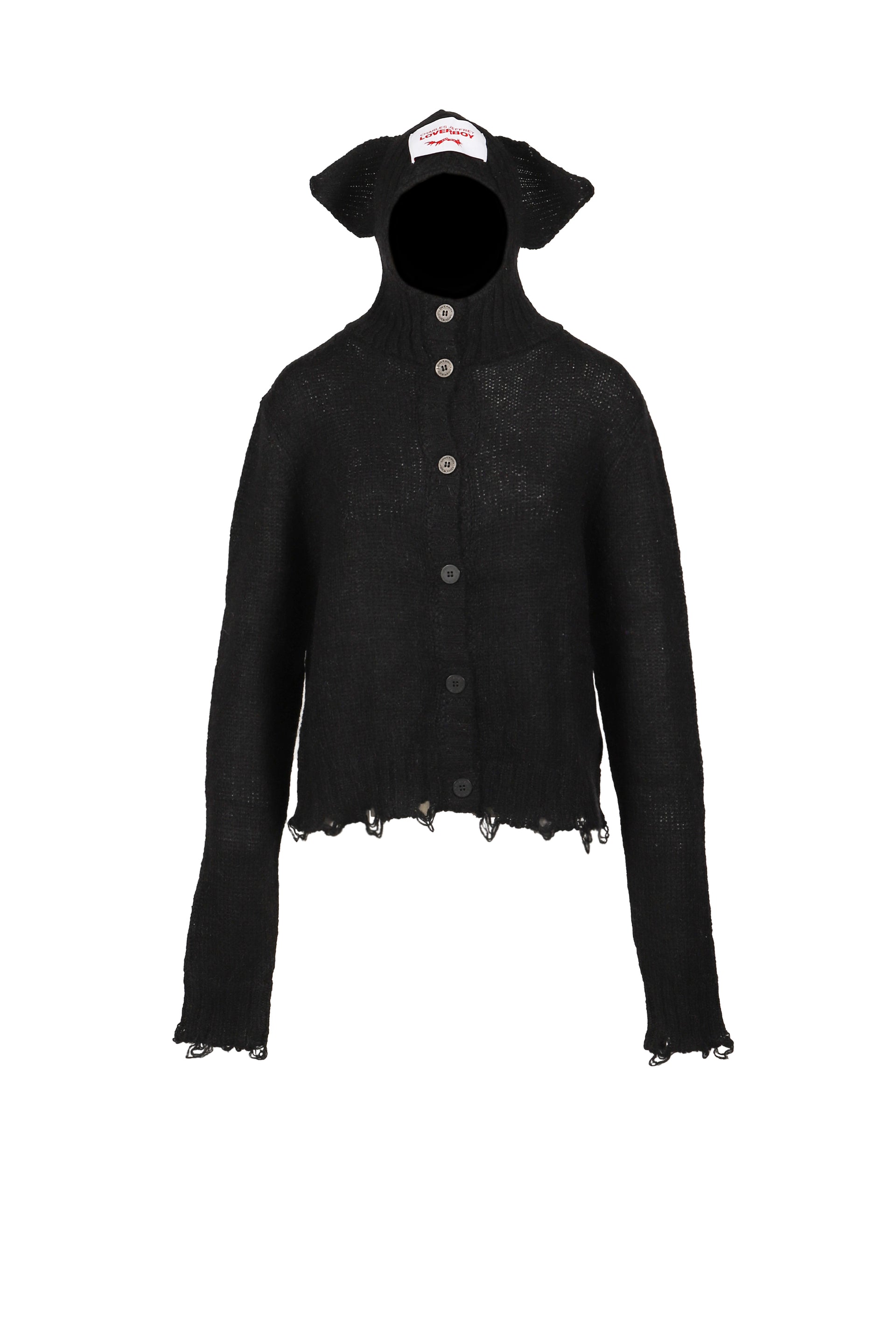 EARS BALACLAVA CARDI / BLK