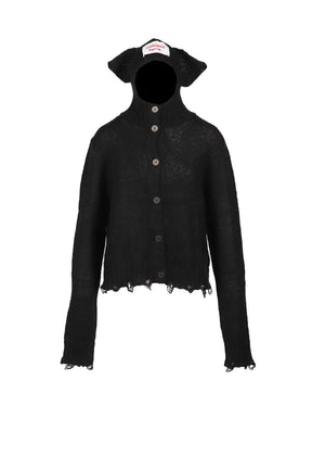 EARS BALACLAVA CARDI / BLK