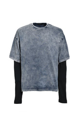 LAST NEST ラストネスト FW25 LAYERED T-SHIRTS / BLK - NUBIAN ヌビアン