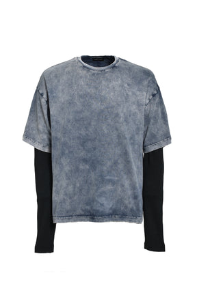 LAST NEST ラストネスト FW25 LAYERED T-SHIRTS / BLK - NUBIAN ヌビアン