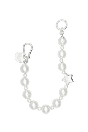 PEARL KEY CHARM / WHITE
