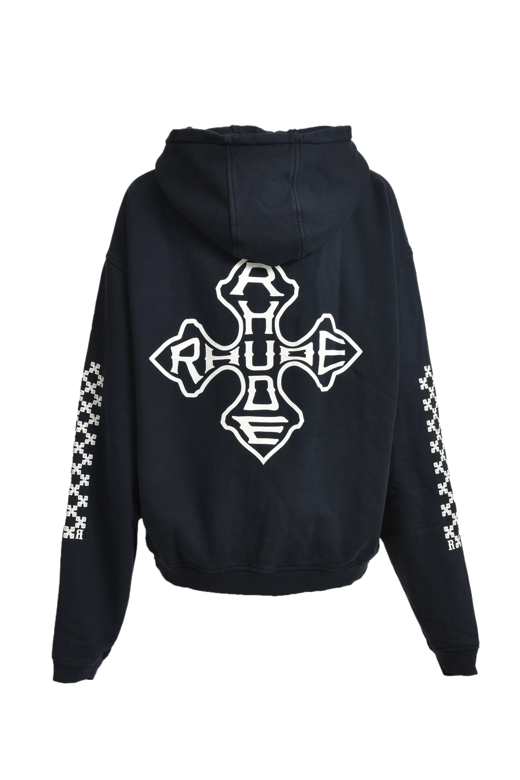 CROSS LOGO ZIP-UP HOODIE