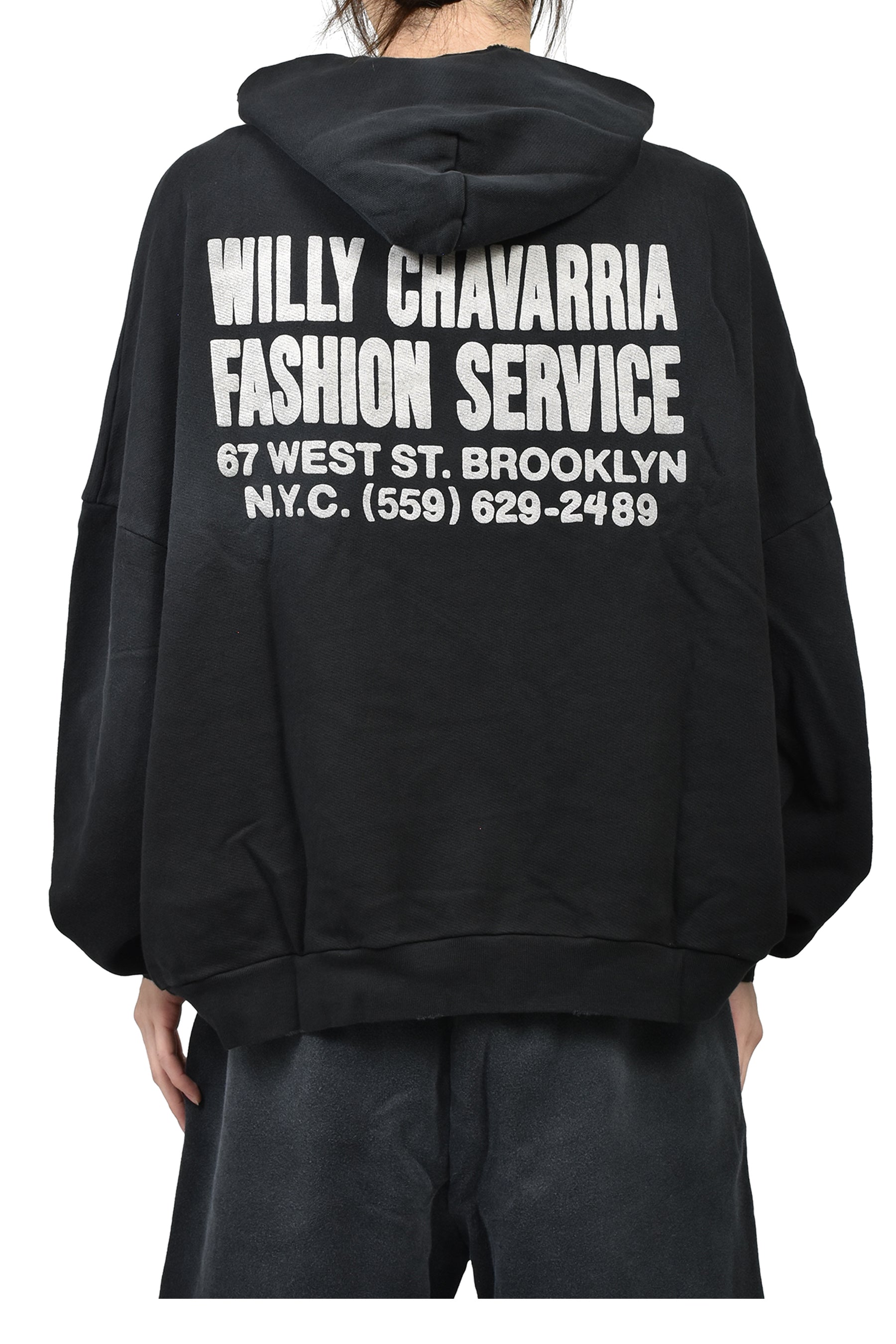 FASHION SERVICES HOOLIGAN HOODIE / BLK 