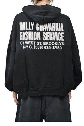 FASHION SERVICES HOOLIGAN HOODIE / BLK 