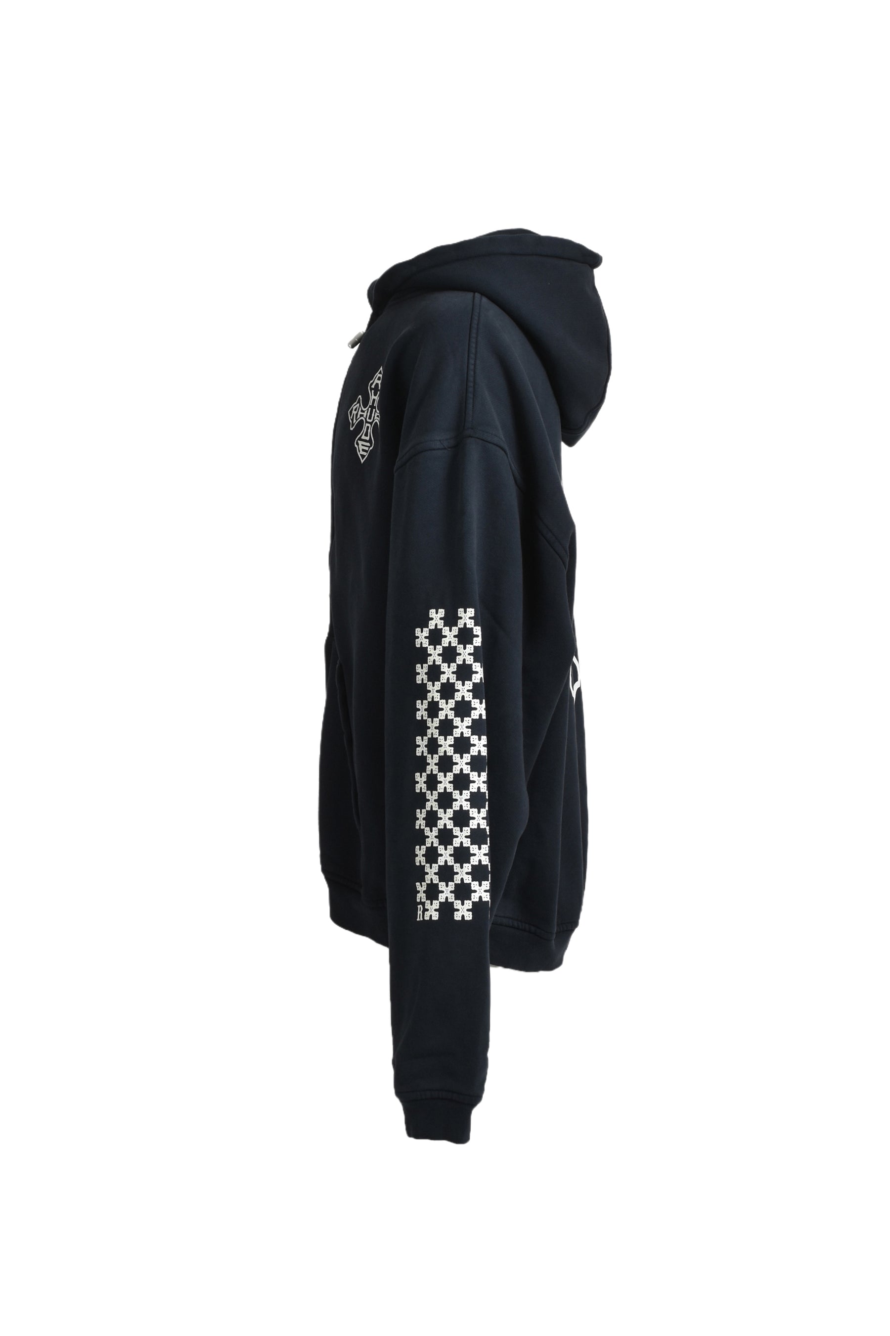 CROSS LOGO ZIP-UP HOODIE