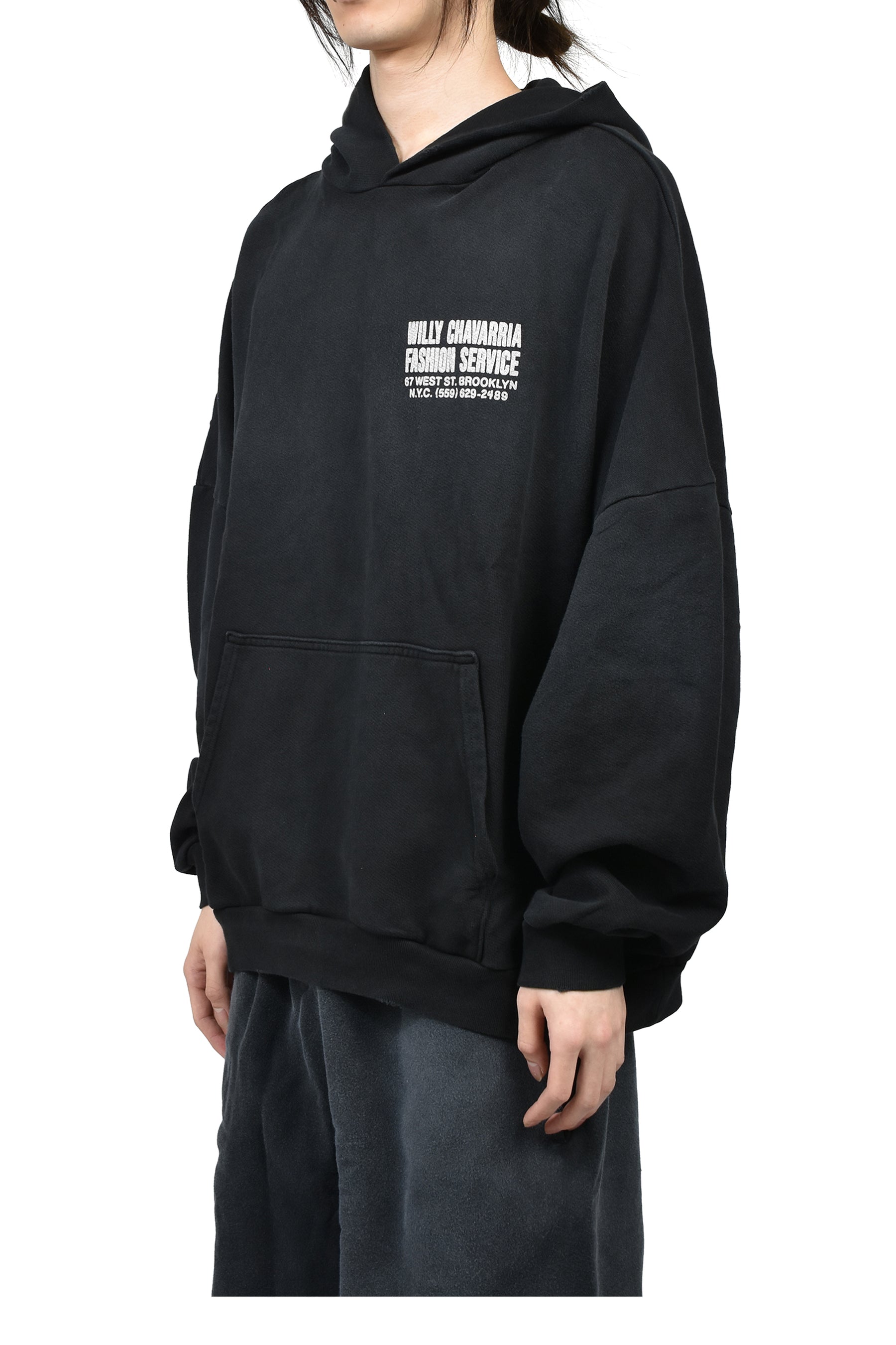 FASHION SERVICES HOOLIGAN HOODIE / BLK 