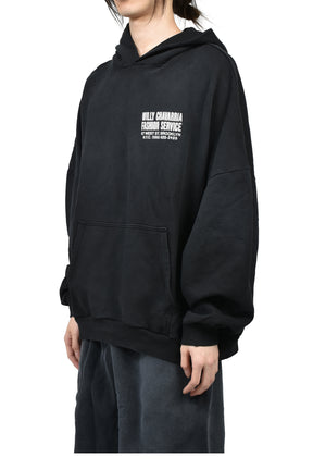 FASHION SERVICES HOOLIGAN HOODIE / BLK 