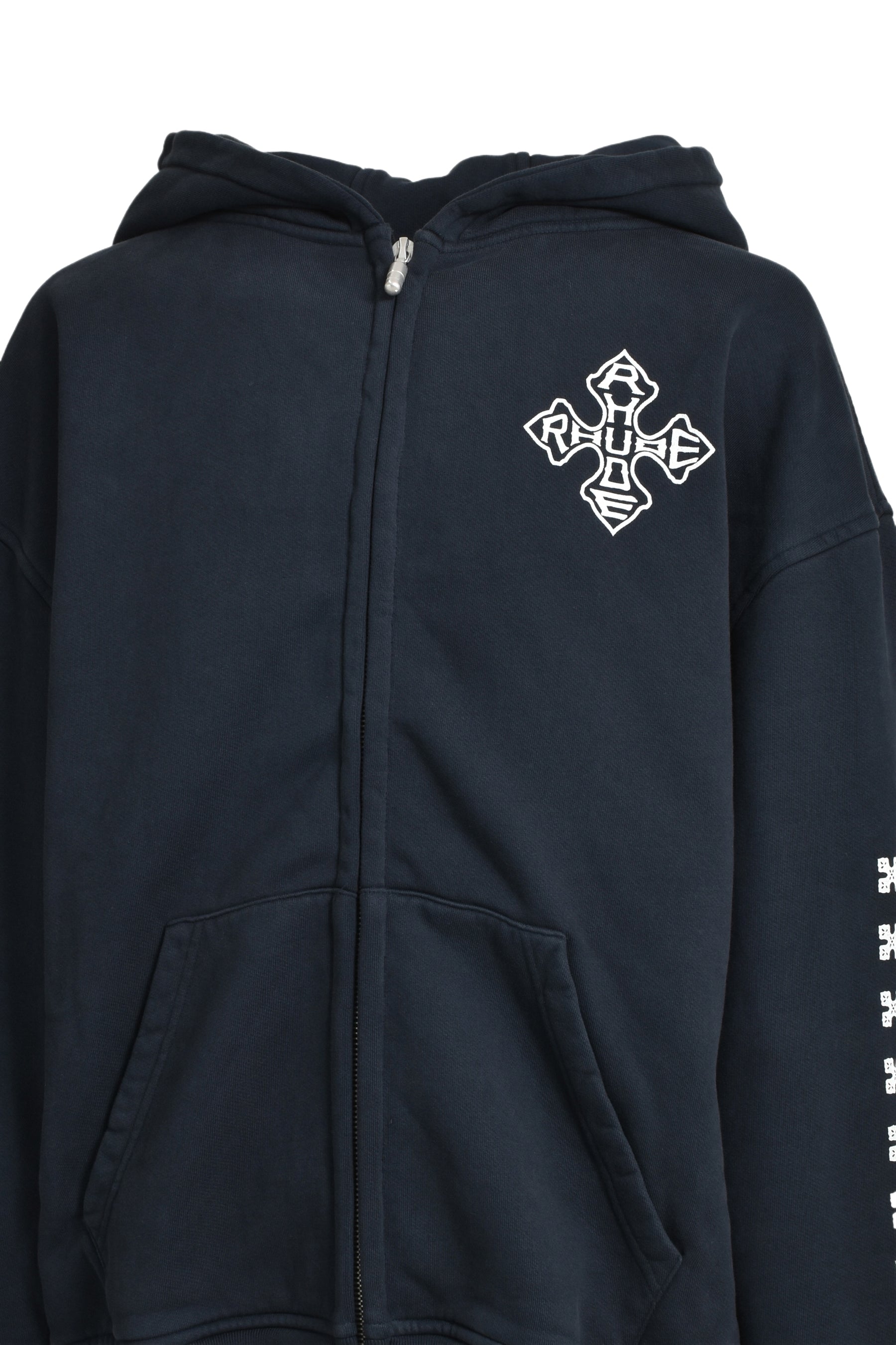 CROSS LOGO ZIP-UP HOODIE