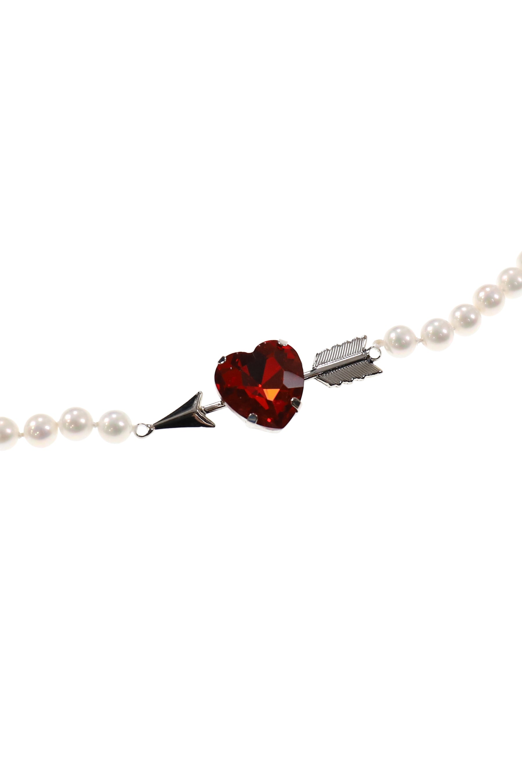 WHITE PEARL LONG NECKLACE / WHT
