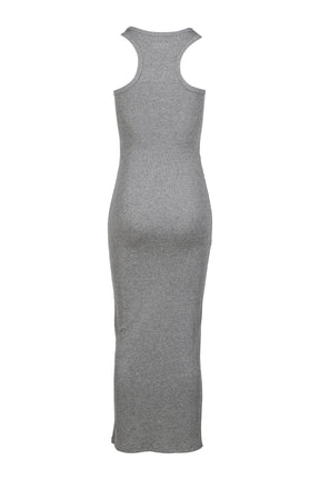 CROSS LOGO TANKTOP DRESS / GRY MELANGE