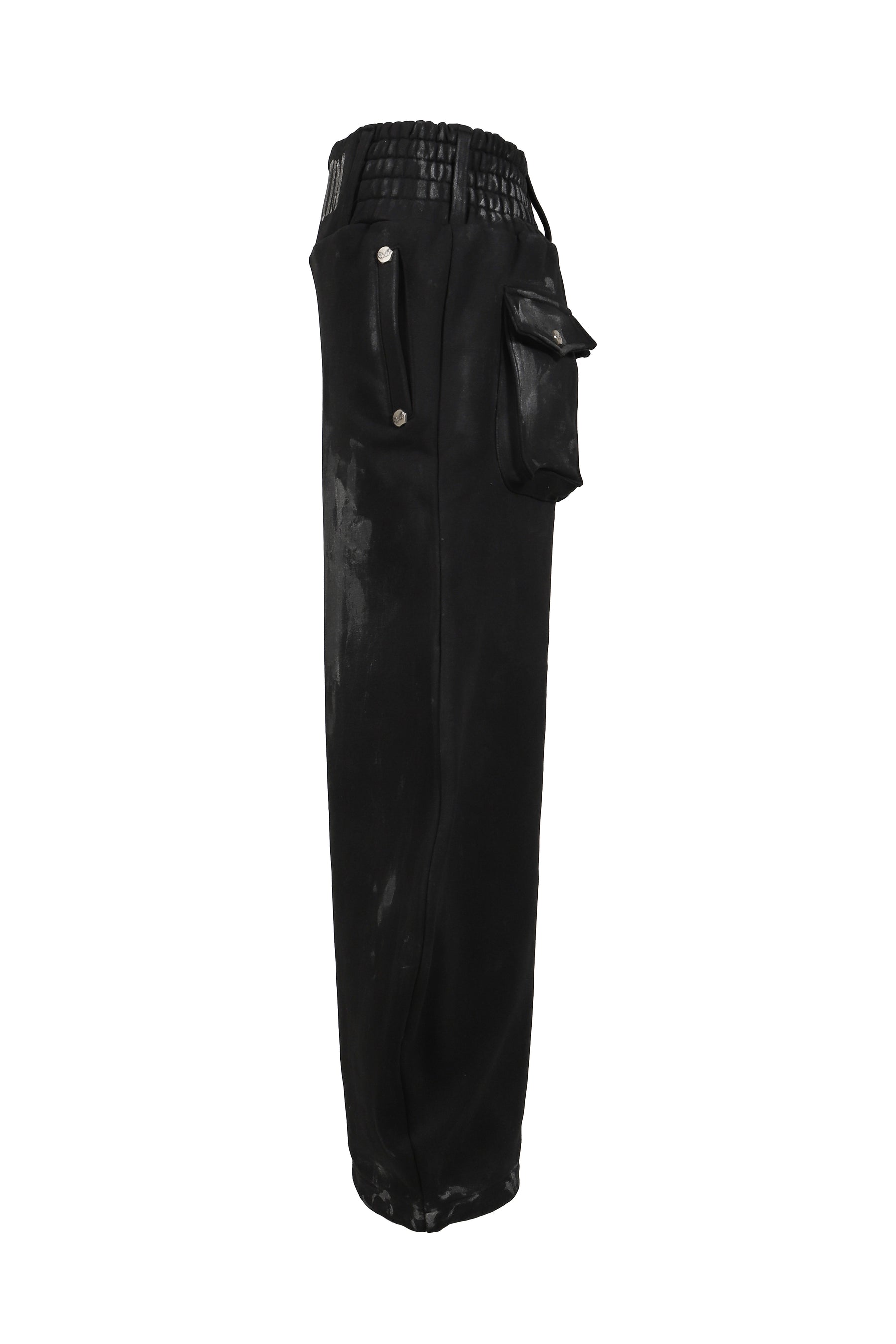 SKIDDING WAXED BLOOD SWEAT PANTS / BLK