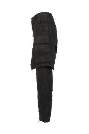 DOUBLE LAYER CARGO PANTS V2 / BLK