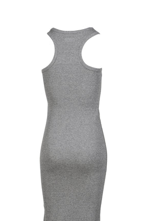 CROSS LOGO TANKTOP DRESS / GRY MELANGE