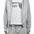 BORED ZIP HOODIE / HEATHER GRY