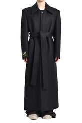 LONG EGONIC COAT / BLK