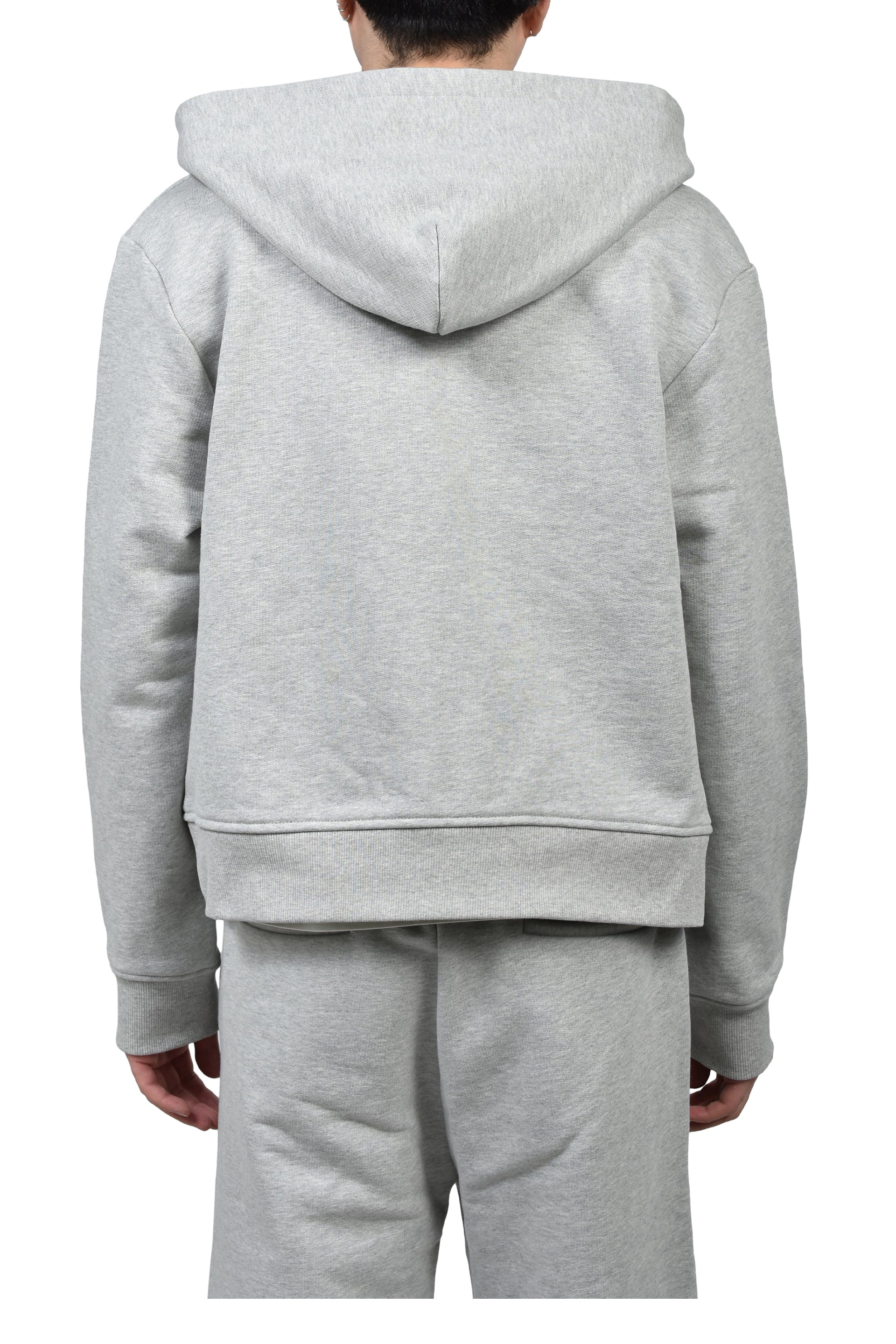 BORED ZIP HOODIE / HEATHER GRY