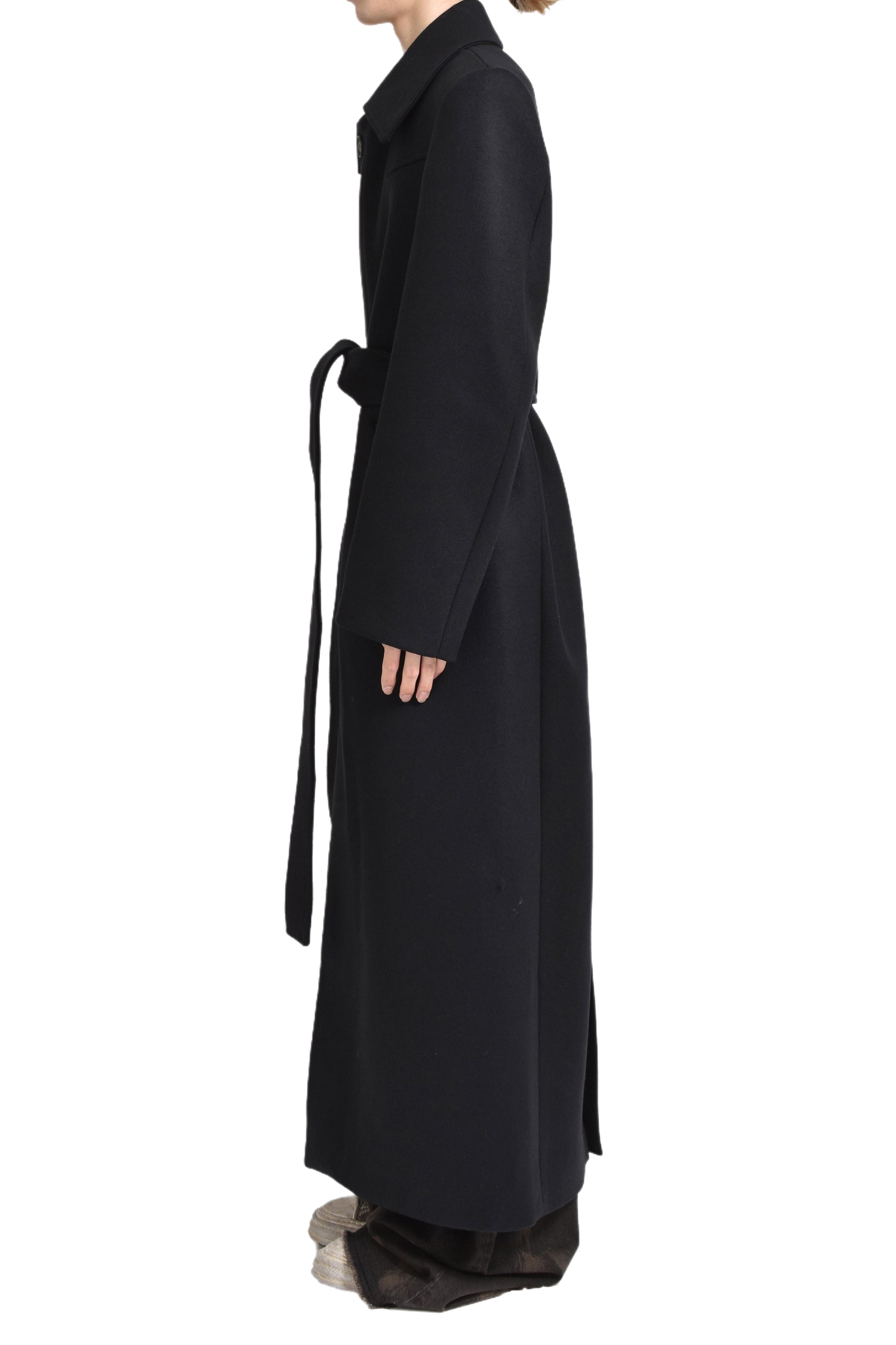 LONG EGONIC COAT / BLK