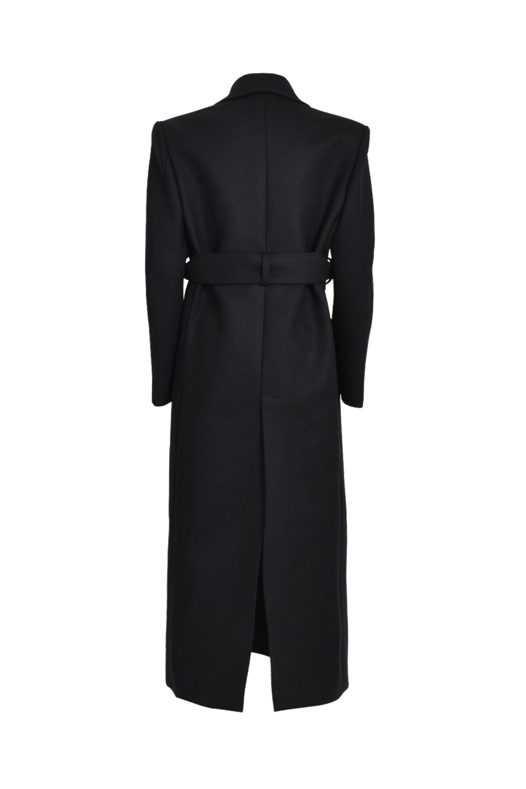 LONG EGONIC COAT / BLK