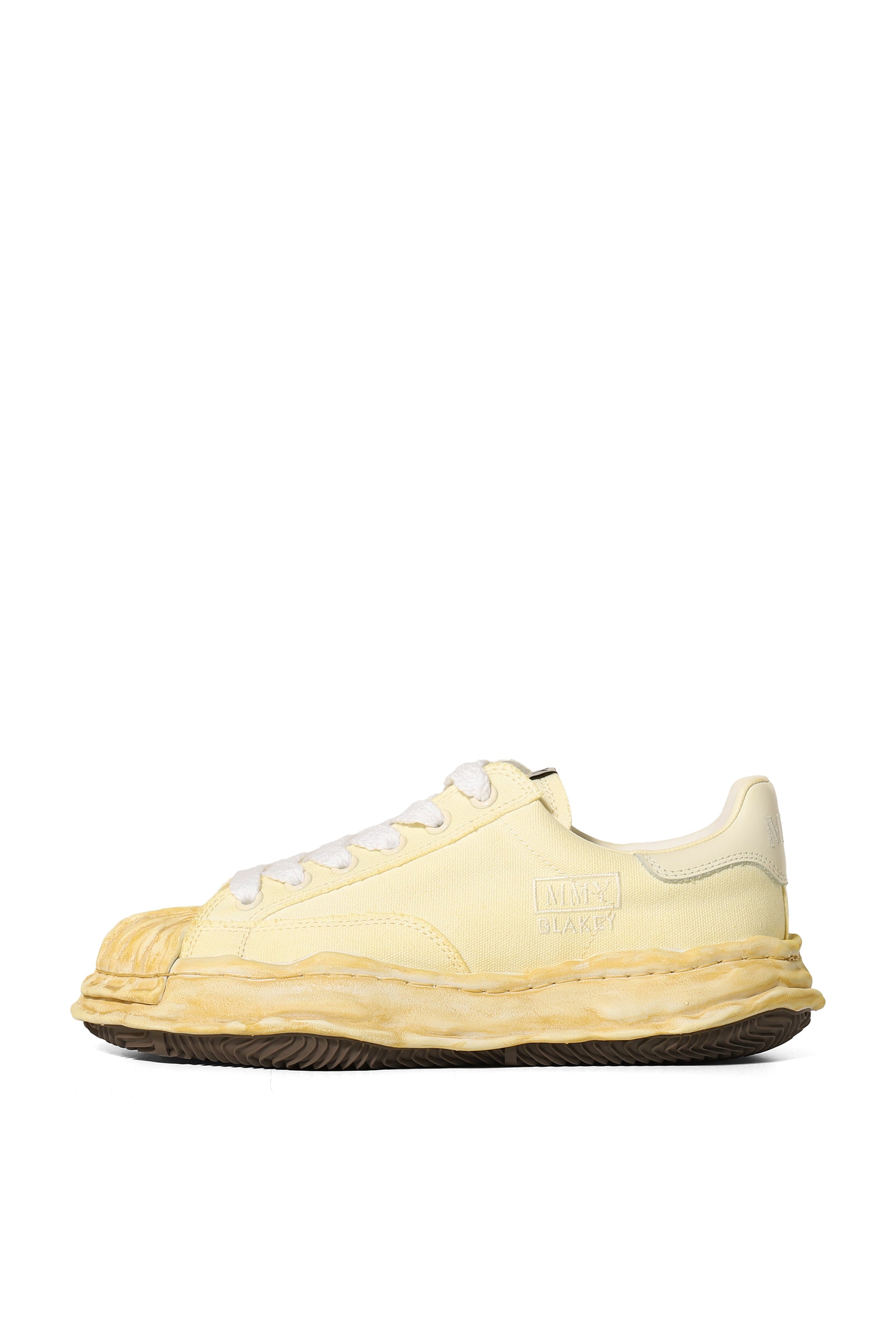 Maison MIHARA YASUHIRO BLAKEY LOW CANVAS GARMENT DYE / WHT