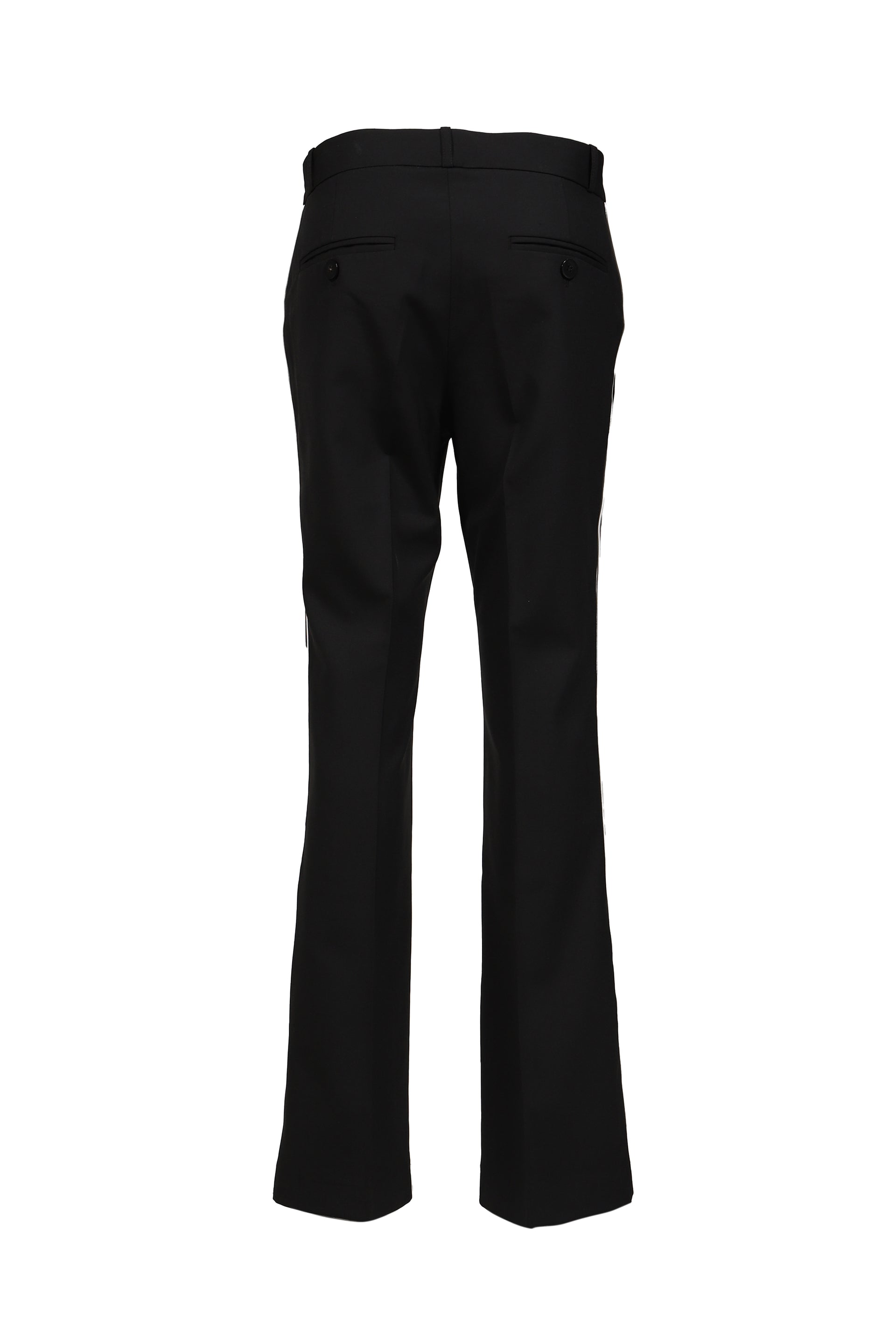 PIPPING FLARE TROUSERS / BLK