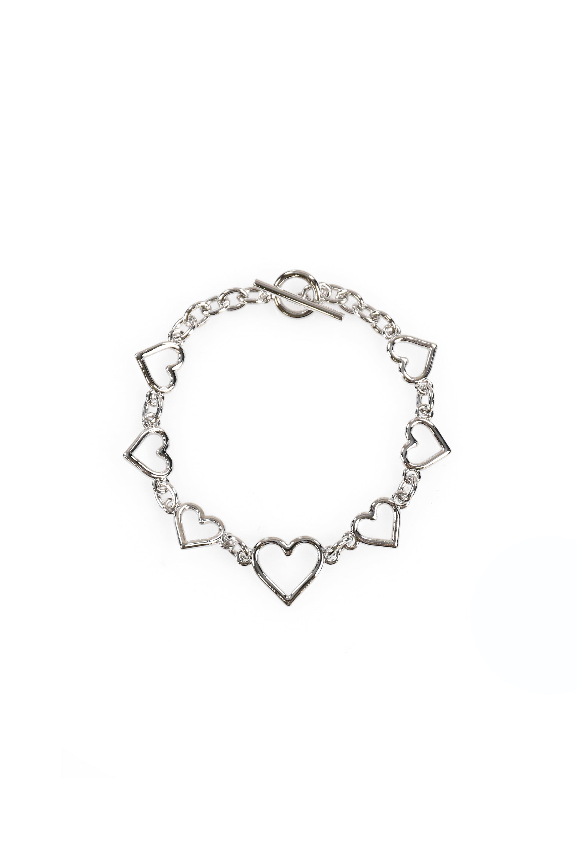 BASICKS HEART SHAPED BRACELET / SIL