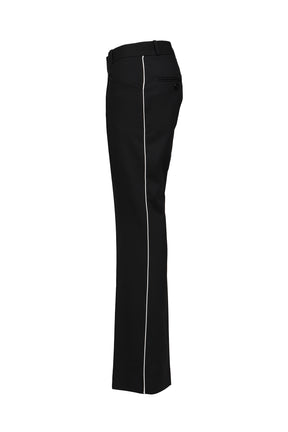 PIPPING FLARE TROUSERS / BLK