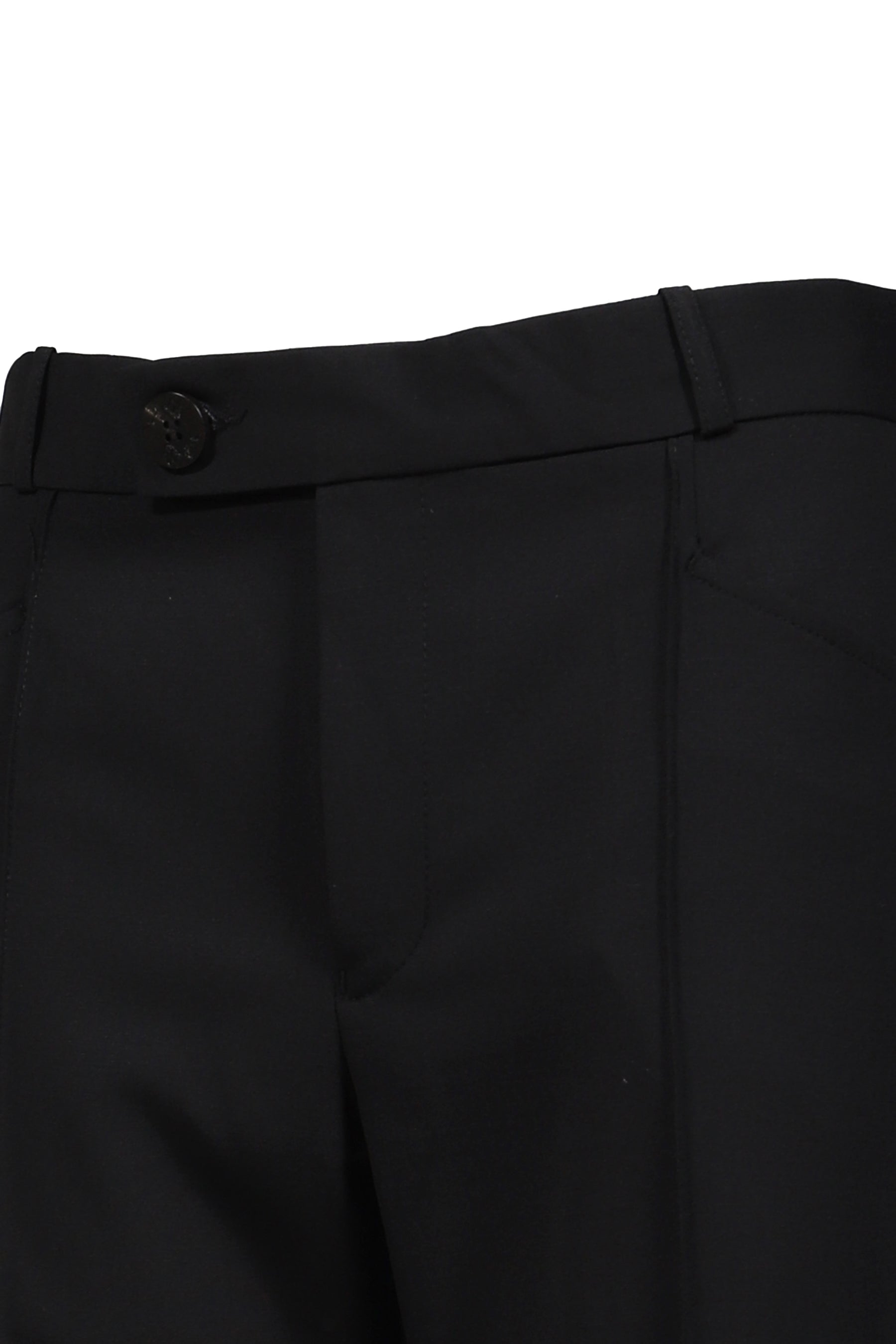 PIPPING FLARE TROUSERS / BLK