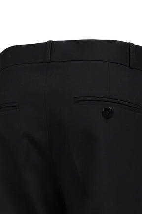 PIPPING FLARE TROUSERS / BLK